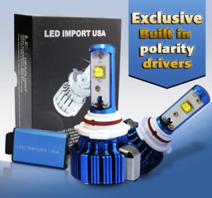LED import USA led CREE Headlight Bulbs Kit H11 H9 H8 6000k 60w 7200LM