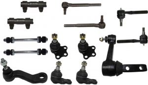 Parts Warehouse14 Pc Kit Front Upper Lower Ball Joints