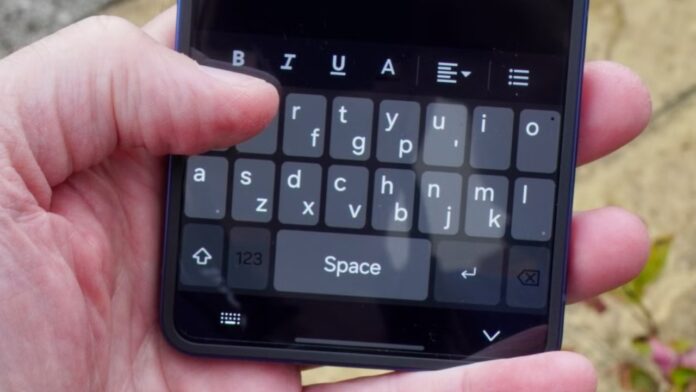 Compact smartphone keyboard layout with rounded keys for fast mobile typing
